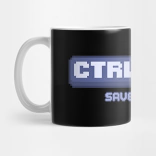 Pixel Art Keyboard Shortcut Control S Save Lives Mug